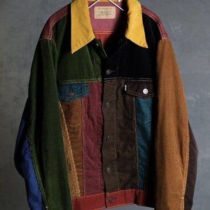 Levis Type 3 Corduroy Trucker Colorblock Jacket